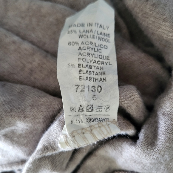 Wool Blend V-Neck Sweater Rhinestone Dreamcatcher - Picture 11 of 13